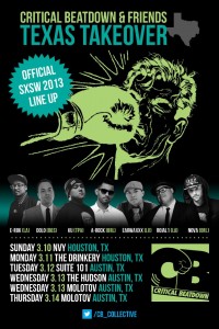 DJ EarwaxXx w/ The Critical Beatdown Crew Texas Tour 