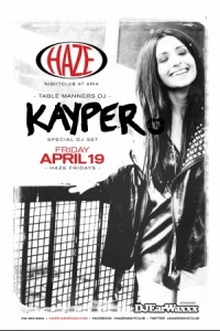 DJ EarwaxXx @ Haze Nightclub inside Aria Las Vegas w/ Kayper