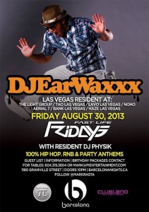 DJ EarwaxXx @ Barcelona Nightclub - Vancouver, British Columbia Canada 