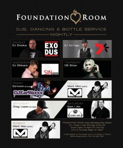 DJ EarwaxXx Friday Residency @ Live Nation's Foundation Room @  Mandalay Bay